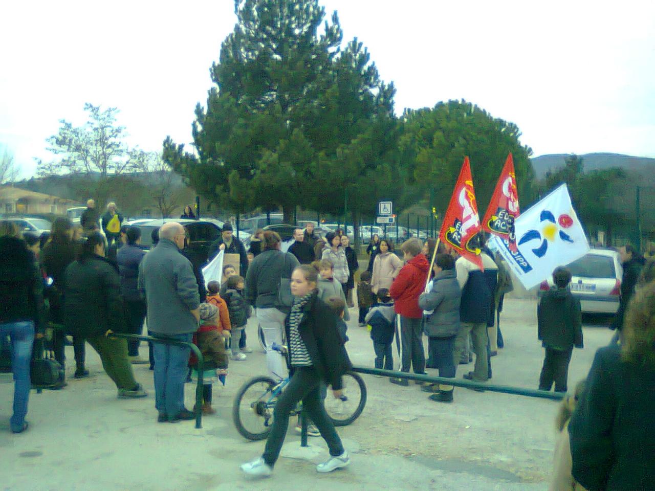 rassemblement 26/01/2012 à Saint Maximin  - Ecole Paul Barles