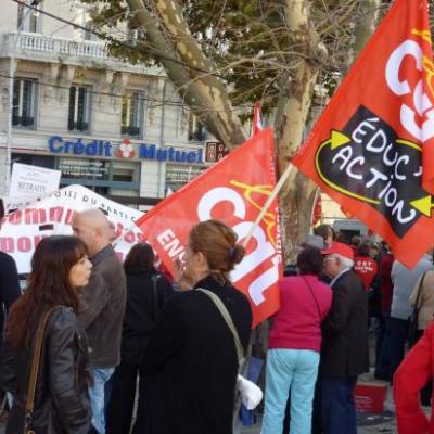 manifestation du 06 Novembre à Toulon