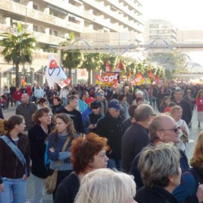 manifestation du 06 Novembre à Toulon