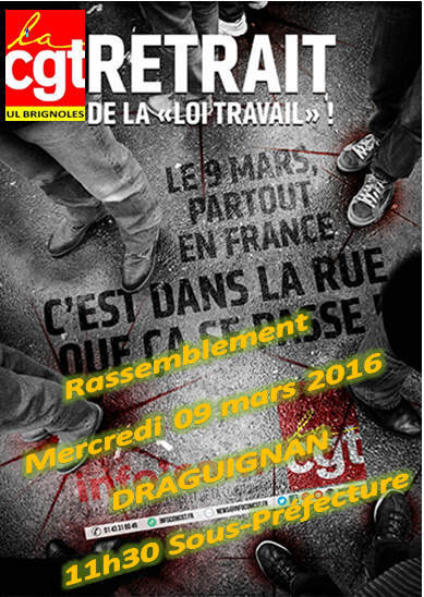 Affiche manifestation