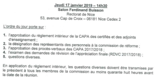 Odj capa certif recours