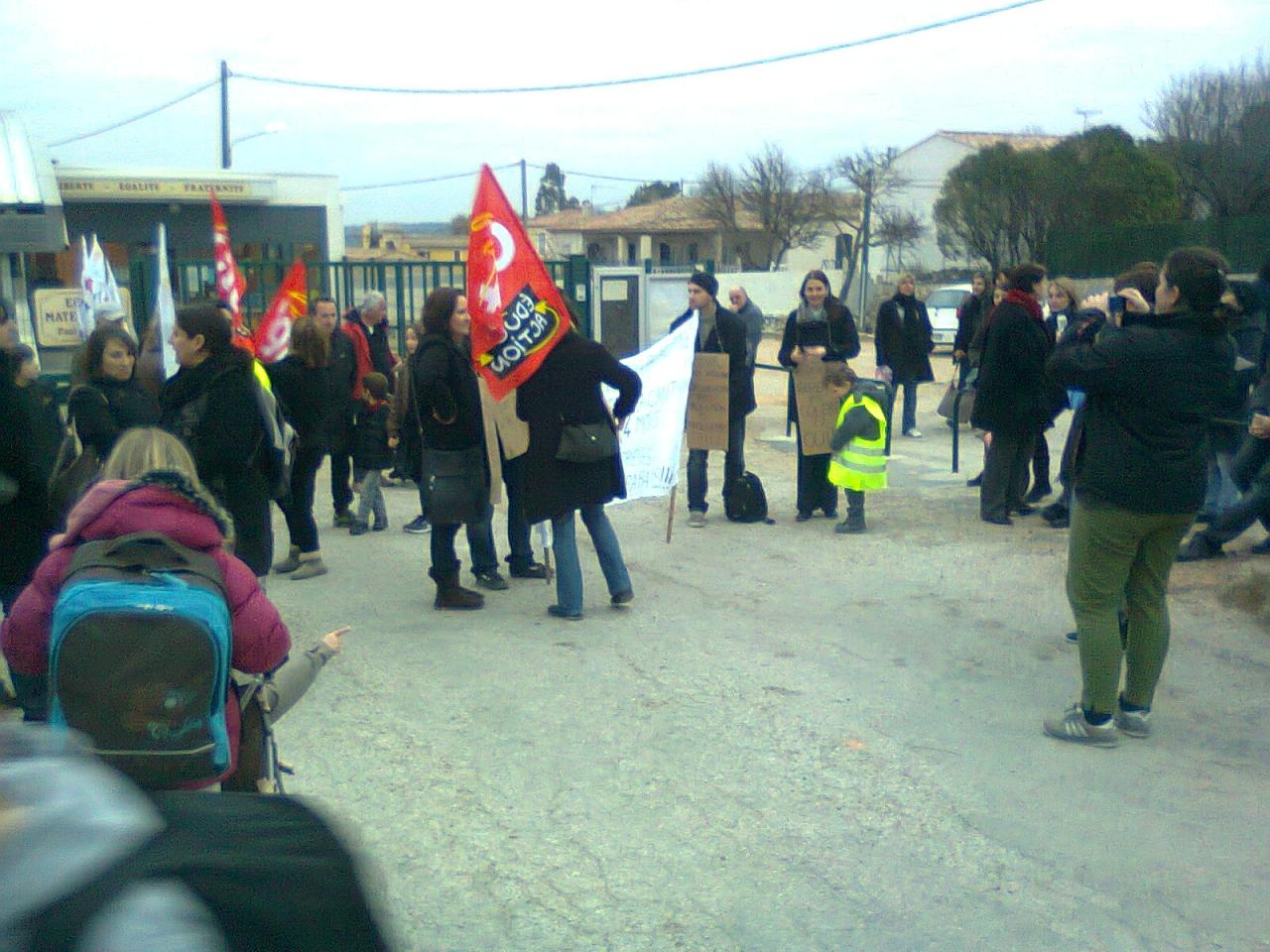 rassemblement 26/01/2012 à Saint Maximin  - Ecole Paul Barles