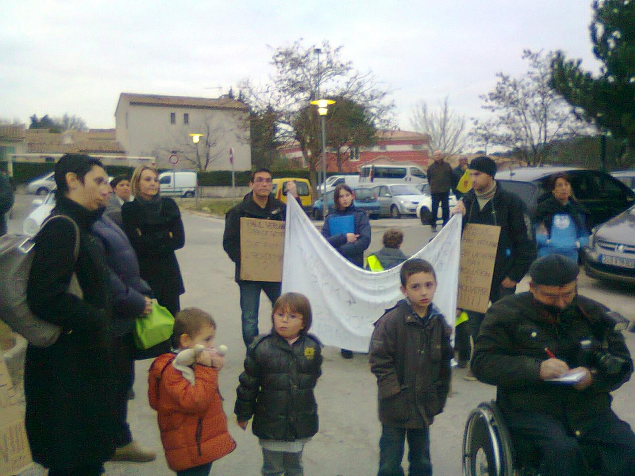 rassemblement 26/01/2012 à Saint Maximin  - Ecole Paul Barles