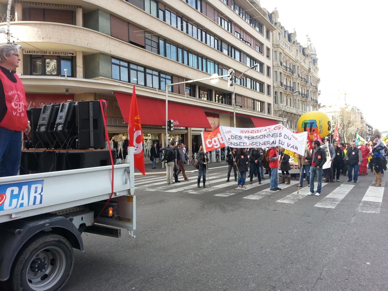 manif TOULON 31/01/2013