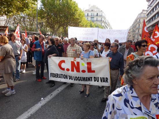 manifestation du 23 septembre à toulon