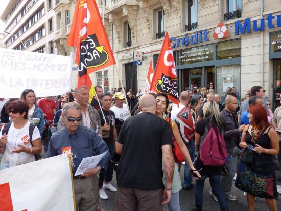 manifestation du 23 septembre à toulon