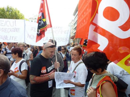 manifestation du 23 septembre à toulon