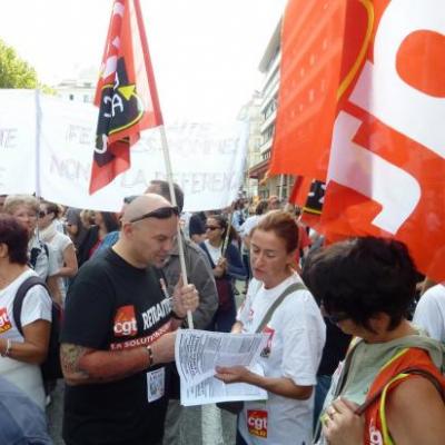 manifestation du 23 septembre à toulon