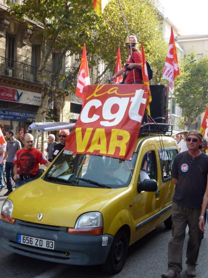 manifestation du 23 septembre à toulon