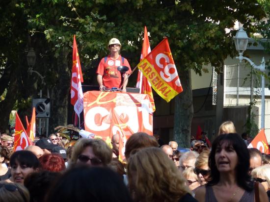 manifestation du 23 septembre à toulon