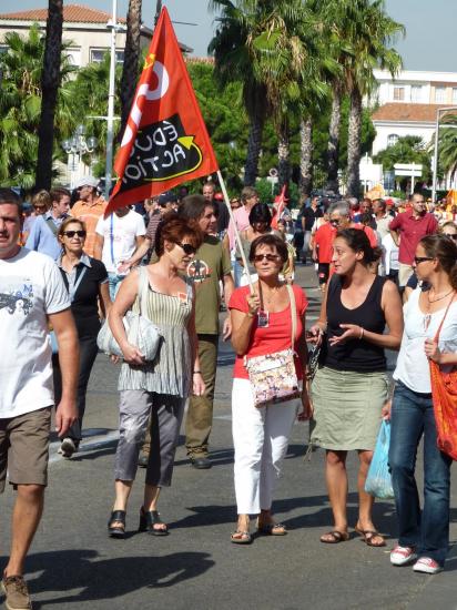 manifestation du 23 septembre à toulon