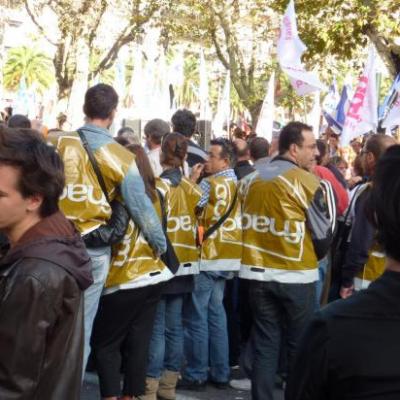 manifestation du 12 Octobre à toulon