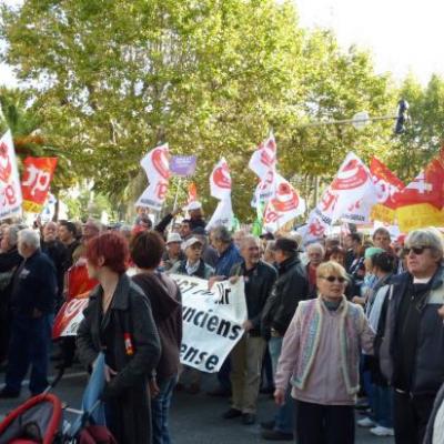 manifestation du 12 Octobre à toulon