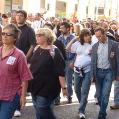 manifestation du 12 Octobre à toulon