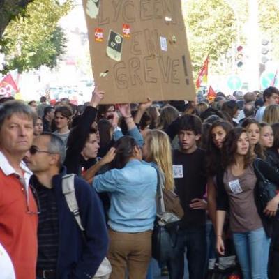 manifestation du 12 Octobre à toulon