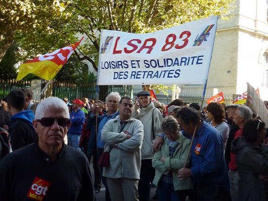 manifestation du 12 Octobre à toulon