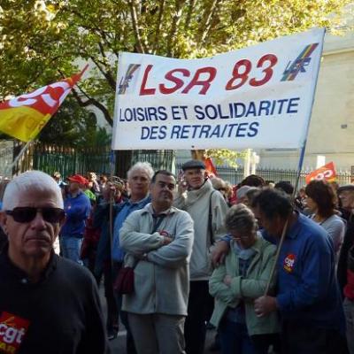 manifestation du 12 Octobre à toulon