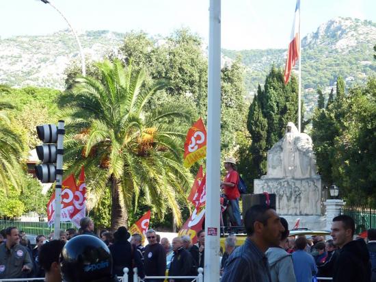 manifestation du 12 Octobre à toulon