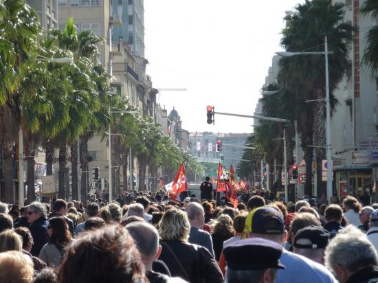 manifestation du 12 Octobre à toulon