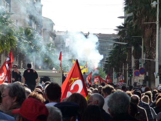 manifestation du 12 Octobre à toulon