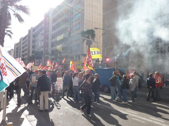 manifestation du 12 Octobre à toulon