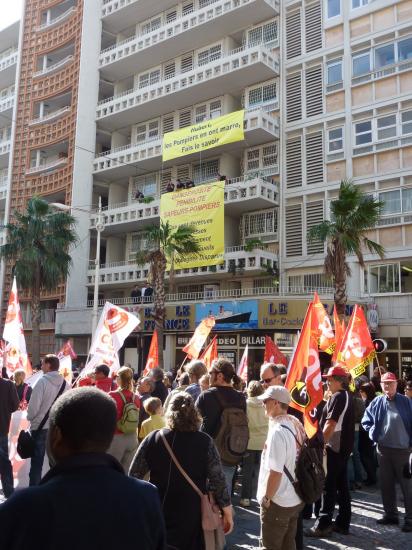 manifestation du 12 Octobre à toulon