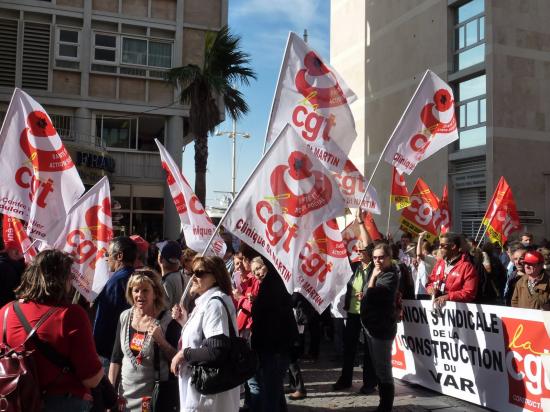 manifestation du 12 Octobre à toulon