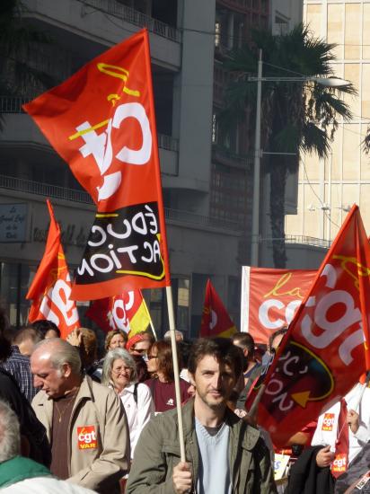 manifestation du 12 Octobre à toulon