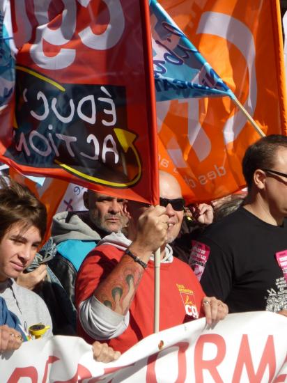 manifestation du 12 Octobre à toulon