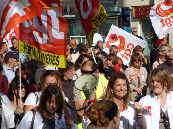 manifestation du 12 Octobre à toulon