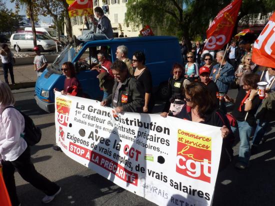 manifestation du 12 Octobre à toulon