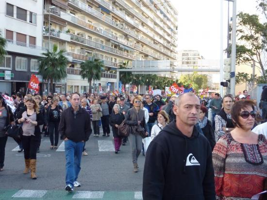 manifestation du 12 Octobre à toulon