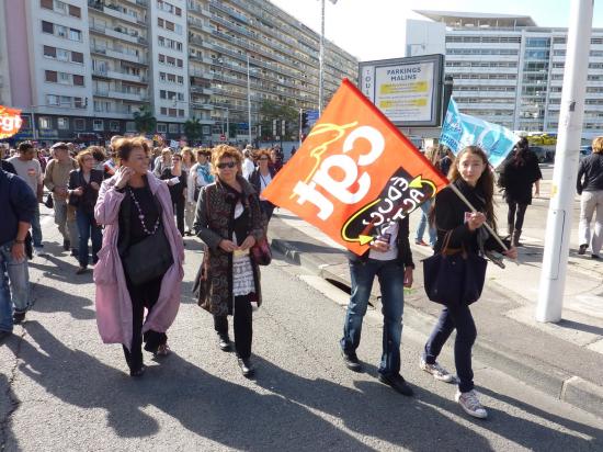 manifestation du 12 Octobre à toulon