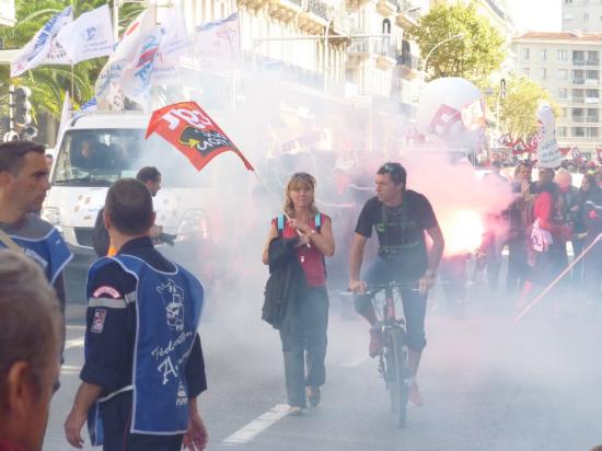 manifestation du 12 Octobre à toulon