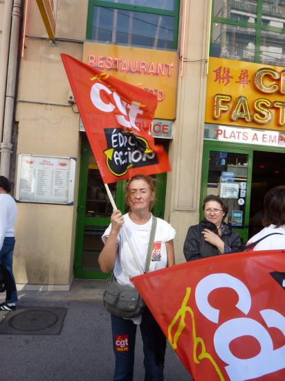 manifestation du 12 Octobre à toulon