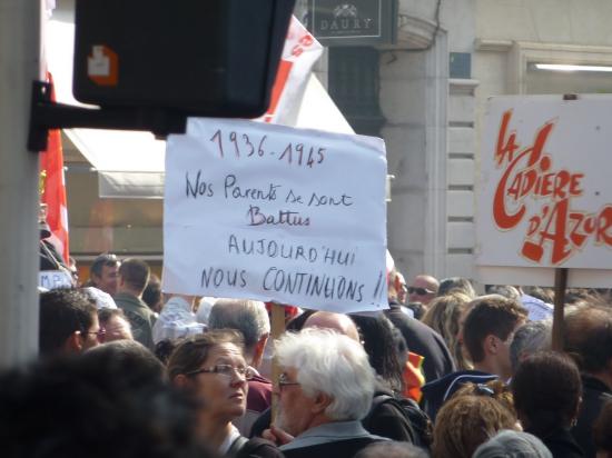 manifestation 16 Octobre Toulon