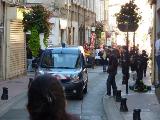 manifestation du 19 octobre à Brignoles