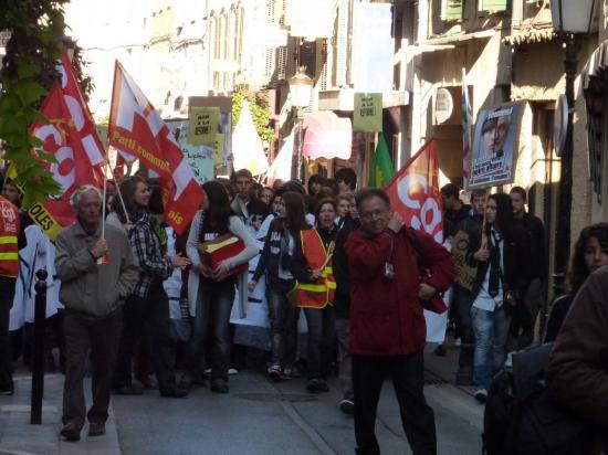 manifestation du 19 octobre à Brignoles