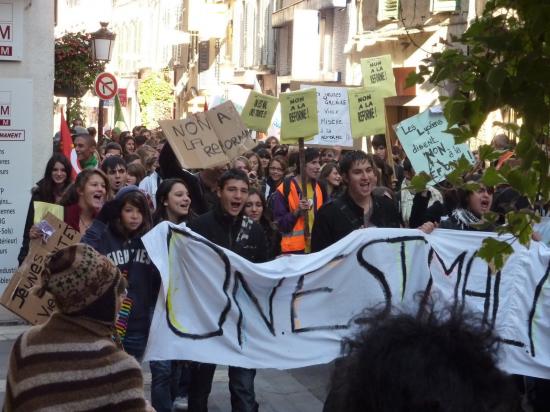 manifestation du 19 octobre à Brignoles