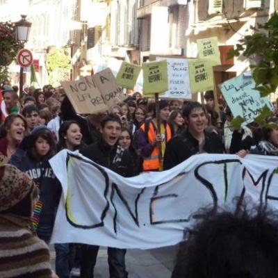 manifestation du 19 octobre à Brignoles