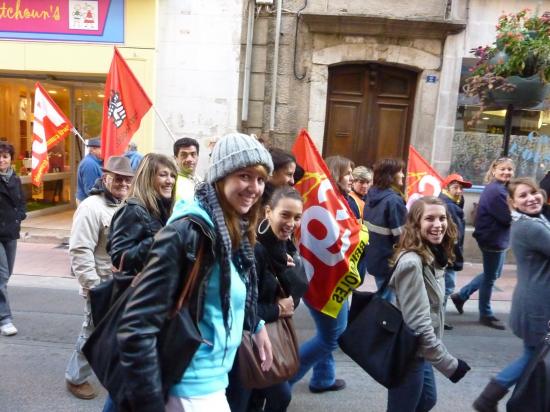 manifestation du 19 octobre à Brignoles