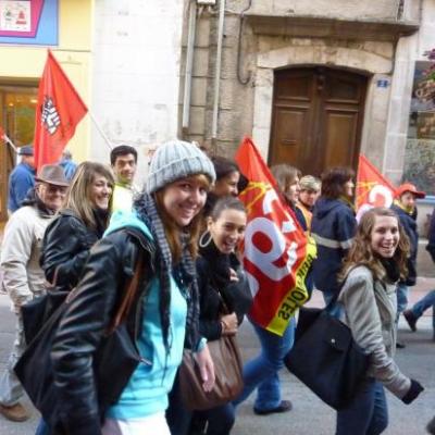 manifestation du 19 octobre à Brignoles