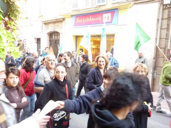 manifestation du 19 octobre à Brignoles