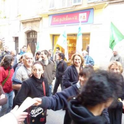 manifestation du 19 octobre à Brignoles