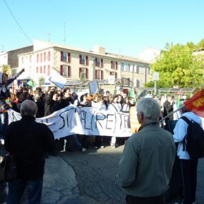 manifestation du 19 octobre à Brignoles