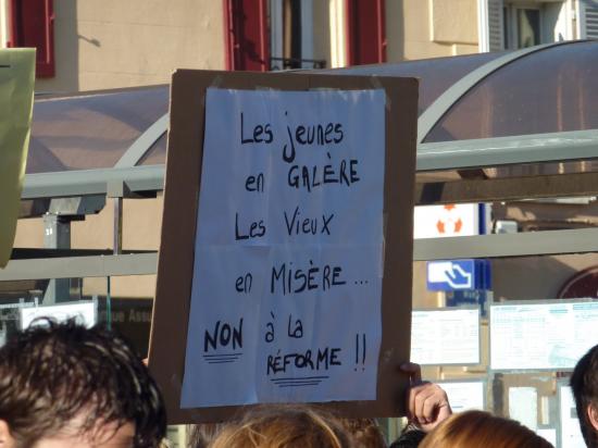 manifestation du 19 octobre à Brignoles