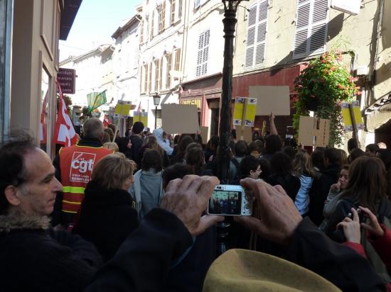 manifestation du 19 octobre à Brignoles