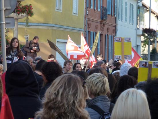 manifestation du 19 octobre à Brignoles