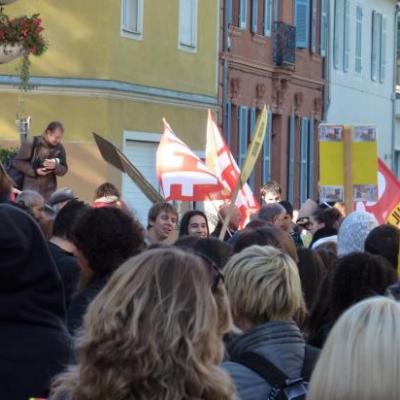 manifestation du 19 octobre à Brignoles