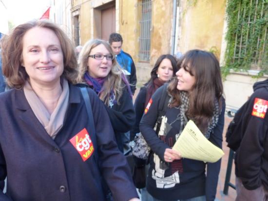 manifestation du 19 octobre à Brignoles